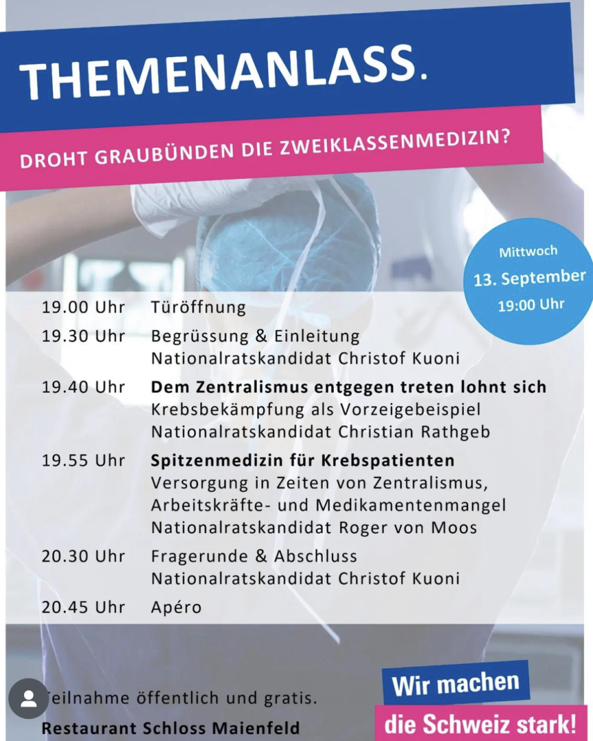 öffentliche Vortragsreihe: Moderne Krebstherapien als Leuchtfeuer der Hoffnung.